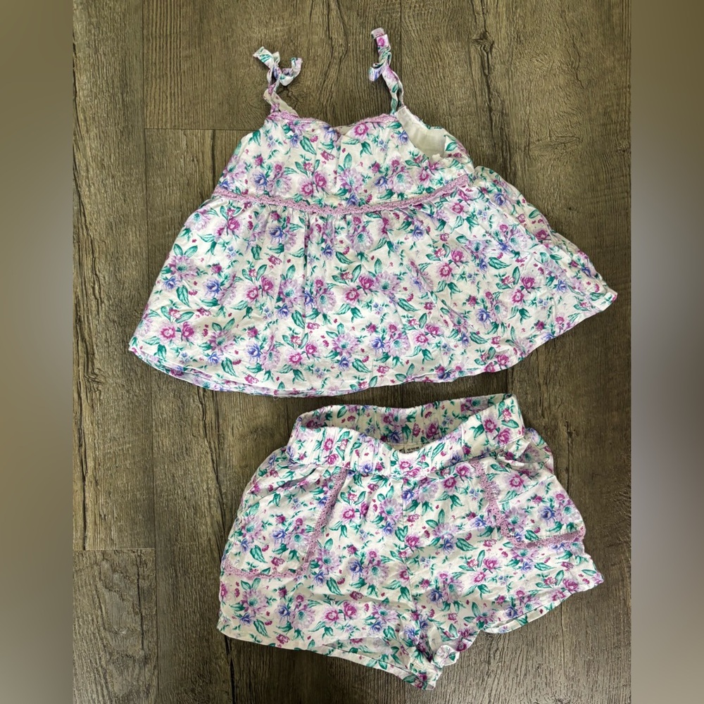 Janie & Jack floral set!